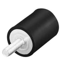 Heavy Duty M8 Rubber Mounts Vibration Isolators For Motors Generators Compressors Pumps And Garage Gear 30x40mm, 60 Shore M8