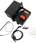 5 Band Acoustic Guitar Preamp Eq With Piezo Pickup, Digital Chromatic Tuner, And Built In Acoustic Amplifier components, 9V battery