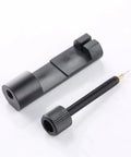 Watch Link Removal Kit For Adjustable Straps Portable Tool Kit with spring bar remover and black pin remover tool.
