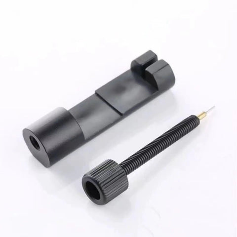 Watch Link Removal Kit Adjustable Strap Tool And Spring Rod Remover Portable Band Pin Remover Pro Grade Repair Kit shown close-up