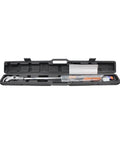 Rebar Head Digital Torque Wrench With 1/2 Inch Adapter Precision Bike Repair Tool 17 To 340Nm Range in a protective case.