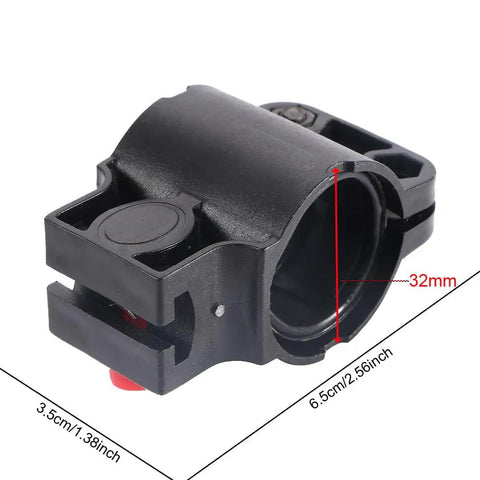 Two Pack Bike Lock Mounting Bracket Holder Frame Mount Replacement Storage Clamp with 32 mm diameter for bicycle locks