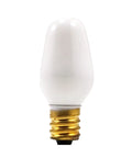 Incandescent C7 Night Light Bulb 4W With E12 Candelabra Base Frosted Finish Warm White 2850K 15 Lumens for Cozy Home Lighting
