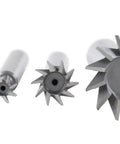 4-Piece 45 Degree HSS Dovetail Angular Cutter Set Right Hand Weldon Shank For CNC And Manual Milling Includes Four Sizes