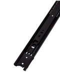 2 Piece Black Cabinet Drawer Slides With Thickened Damping, 55 Cm (22 Inch) Pair, Heavy Duty Build, Silent Soft Close Action