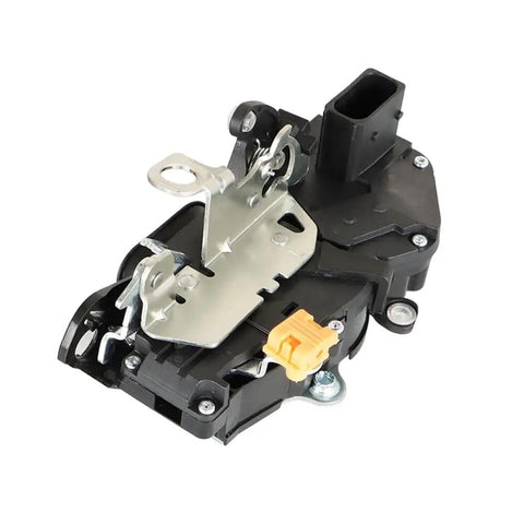 Solid Door Lock Actuator For Front Left Or Right Fits Caddy Escalade Tahoe 2007 To 2014 Chevy Avalanche Impala Perfect Plug And Play Swap That'll Get Ya Rolling Again No More Jammed Locks, black plastic actuator with metal linkage and connector