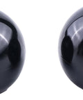 Two Pack M6 Threaded Ball Knobs Black 35mm Ball Top For Joystick Handles And Control Levers, Grip Ready And Durable, front view