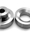Close-up of 7 Piece Dimple Die Set For Auto Body Panels Includes 1/2 Inch, 3/4 Inch, 1 Inch, 1 1/4 Inch Dies CNC Machined