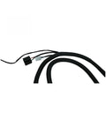 Badass Dual Drive Wiring Harness Plug And Play For Custom Ev Builds Hot Rod Electric Motorcycle Conversion Kit, black cables with connectors.