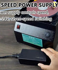 Professional Wet Dry Bench Sander And 350W Electric Grinder showing 7-speed power supply for adjustable speed control.