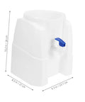Countertop Water Dispenser for Cold Water with slip-resistant base, lightweight PP material, desk-ready and compact