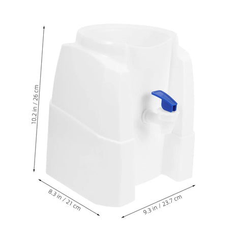 Countertop Water Dispenser for Cold Water with slip-resistant base, lightweight PP material, desk-ready and compact