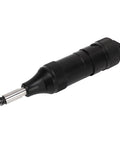 Professional Grade Air Powered Die Grinder With Tough Stainless Steel Housing And Blazing Fast Thirty Thousand Rpm Speeds For Reliable Engraving And Precise Polishing Tasks All Day Long In The Shop shown from the side, black design.