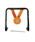 Mini Gong Steel Shooting Target For.22 Caliber With Stand, Durable Powder Coated Steel Plate, Four Inch By Three Sixteenths, Easy Setup