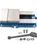 5 Inch Lock Down Vise For Milling And Drilling Machines With 5 Inch Jaw Width And 5.83 Inch Opening, showing components