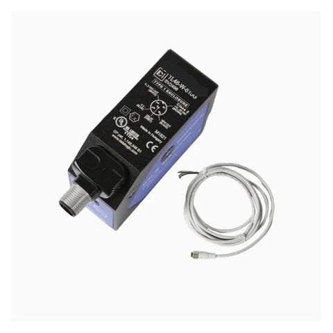 High Tech Sensor Optoelectronic Labeling Machine For Electro-Mechanical Parts Auto Placement System With Precision Control And Fast Operation TL46-W-815G Model sensor with wiring attached.