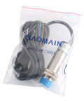 Capacitive Proximity Sensor Switch 3-Wire NPN NO DC 10-30V 200mA 1-10mm, cylindrical 18mm head, packaged with cable in a bag