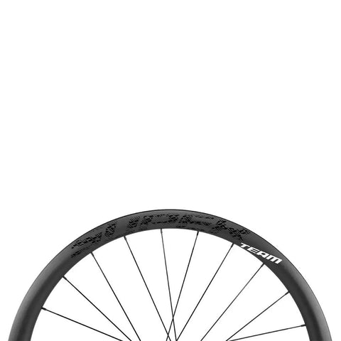 Tubeless Carbon Fiber Wheelset 38mm And 31mm For 700c Road Bikes, Disc Brake, UCI Approved, EN Certified, front view of rim