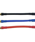 Three Piece Set 6.5mm Bullet Male To Female ESC Extension Cable 10AWG Silicone Wire 10cm For RC Car And Boat Brushless Motors