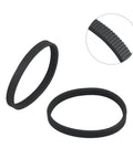 Heavy Duty Built Like A Tank Rubber V Drive Planer Belt For 1911B Electric Planer showing double cog design 268mm by 9.6mm thick.