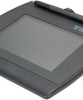Slick 4x5 Inch Backlit LCD Signature Capture Pad With Responsive Touchscreen For Digital Signatures and Counter Checkout Hassle Free Mount, matte black.