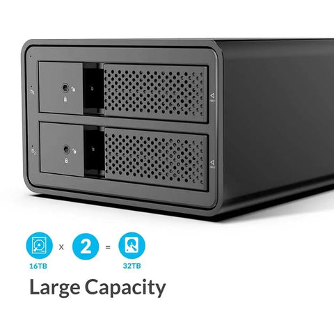 Premium Dual Bay 3.5 Inch Usb 3.0 To Sata Iii Raid Hard Drive Docking Station Aluminum Enclosure with dual drive bays