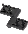 360 Degree Torque Hinges Friction Positioning Hinge For Cabinets And Doors Matte Black Zinc Alloy Industrial Quality