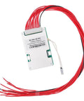 Slick 8S Battery Management System 28.8V 30A Lithium Battery Protection Circuit with wires for solar storage applications.