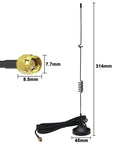 Real Game Changer High Gain Cellular Booster Antenna With 8Dbi Omnidirectional 4G Lte magnetic mount and RG174 cable, detailed view.