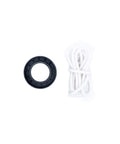 Heavy Duty Front Load Washing Machine Tub Bearing And Seal Kit No Sweat Installation Replacement Compatible With Electrolux And Kenmore Appliances, black seal and white cord.
