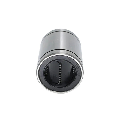 High Precision Linear Motion Bearing LME80UU Sliding Bushing for Smooth Low Friction Movement, Built Tough Durable Metal Housing, Easy Installation, Wide Size Range 80x120x165 for Industrial Machines and Automation, front view