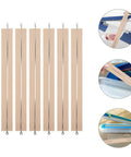 6 Piece Impulse Sealer Heat Wire Element Strips 18 Inch Long 8mm Wide Replacement Heating Seals displayed with usage examples.