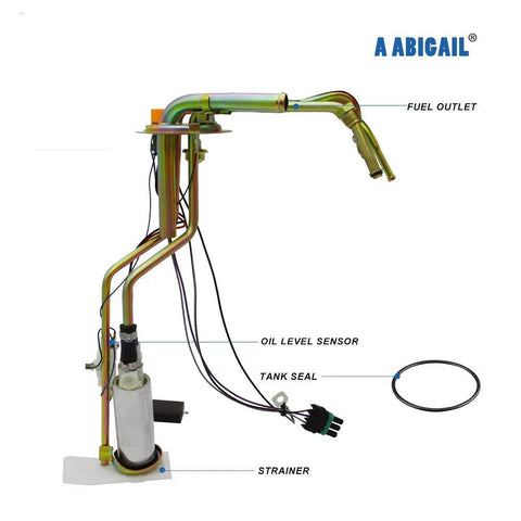 Fuel Pump Assembly E3621S That Fits Chevy GMC C K Trucks 1500 2500 3500 1988 1989 1990 1991 1992 1993 1994 1995 V8 7.4L 5.0L 5.7L V6 4.3L Replacement For Smooth Reliable Fuel Delivery showing oil level sensor and tank seal