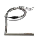 Top Shelf Two Pack L Shape Cartridge Heater Right Angle Industrial Heating Element, 500W, 220V, steel construction for precision mold work.