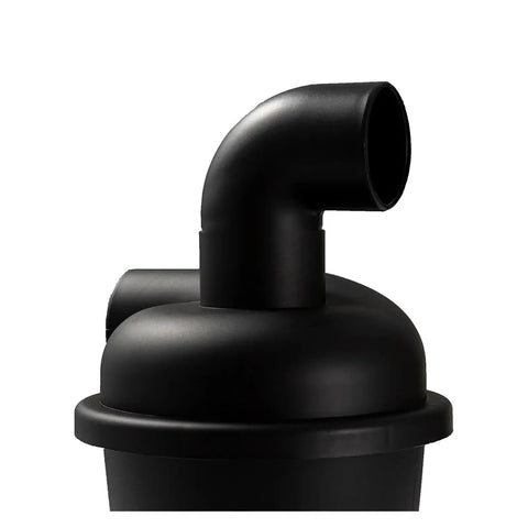 Close-up of Turbocharged Dust Separator For Vacuum Cleaners With Dual Filter System, Pro Grade Heavy Duty Cyclone Collector