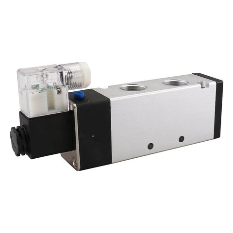 Industrial Pneumatic Solenoid Valve 4V410-15 With AC 110V Control, 5 Way 2 Position Internally Piloted Acting Type, PT Half Inch Ports