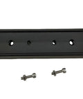 120mm 4.7in Rail Bar Kit for Vixen Style Plate to Couple Telescope Tubes to Mount, includes screws, heavy-duty aluminum rail.