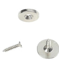 Heavy Duty Magnetic Door Catch And Latch For Kitchen Cabinets And Closets Stainless steel components including screws and washers.