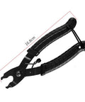 2 In 1 Bicycle Chain Repair Tool Kit with link pliers for quick chain fixes on mountain and road bikes, measures 16.8 cm