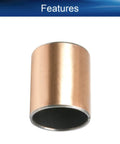 Heavy Duty Sleeve Bearing Built Tough With Bronze Sintered Core 30mm Bore showing bronze material and cylindrical shape.