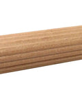Workhorse 1/2 Inch Fluted Wood Dowel Pins With Chamfered Tips For Flawless Glue Flow And Rock Solid Joint Alignment, Pack Of 20 Heavy Duty Hardwood Pegs, single view of fluted hardwood dowel