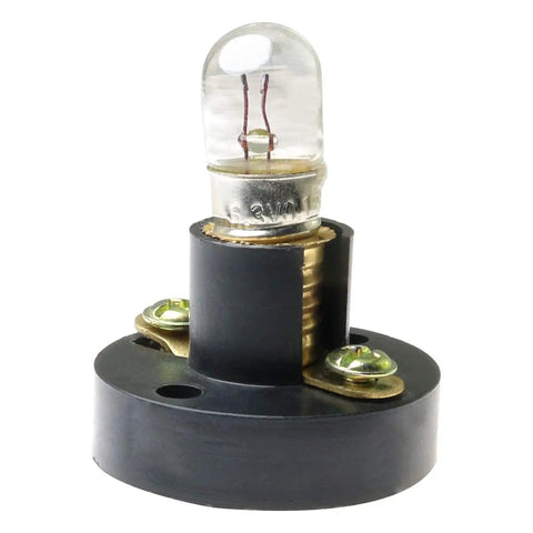 10 Pack Mini Screw Bulbs 6.3V Plus 5 E10 Mini Bulb Holders Black Plastic Brass Sockets DIY Lighting Kit