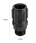 25 Psi Drip Irrigation Pressure Regulator For 3/4 Inch Garden Hose Water Flow Control Valve For Irrigation System Pro Grade Build