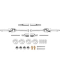 Losi Stainless Steel U Joint Drive Shaft And Axle Set For Micro B Micro T RC Cars Includes Front Axles Rear Axles And U Joints