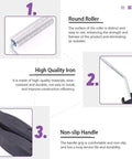 Pro Fiberglass Roller Set With Detail Brushes To Crush Air Bubbles Fast And Top Shelf Resin Laminating Kit For Boat Fixing and Non-slip handle for easy use.