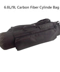 6.8L 9L Carbon Fiber Cylinder Bag For PCP Black Air Tank Soft Protective Case with foam liner