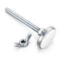 Adjustable Bed Frame Glides With Wing Nut Leveling Feet For Metal Frames, Heavy Duty Floor Protectors With Hardware, Height Up To 4 Inches