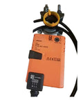 Rugged High Speed Damper Actuator For Quick HVAC Zone Swaps Smooth Operator Electric Rotary Motor with wiring.