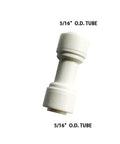 Food Grade Push In Tube Fittings Quick Connect Straight Equal Five Sixteenth Inch Outer Diameter For Reverse Osmosis Water Filtration System