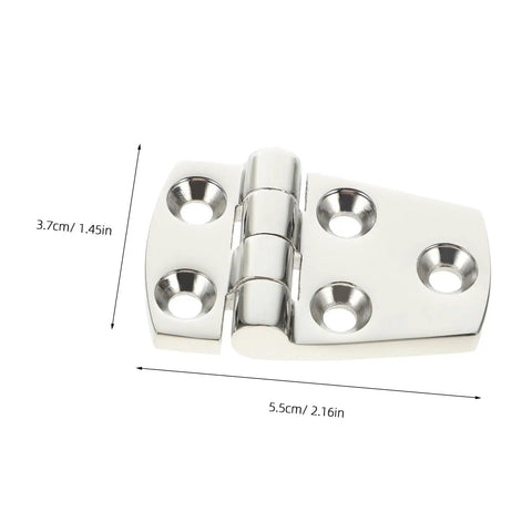 Heavy Duty 316 Stainless Steel Mirror Polished Butt Hinges For RV Yacht Boat Doors And Cabinets, Corrosion Resistant Marine Hardware